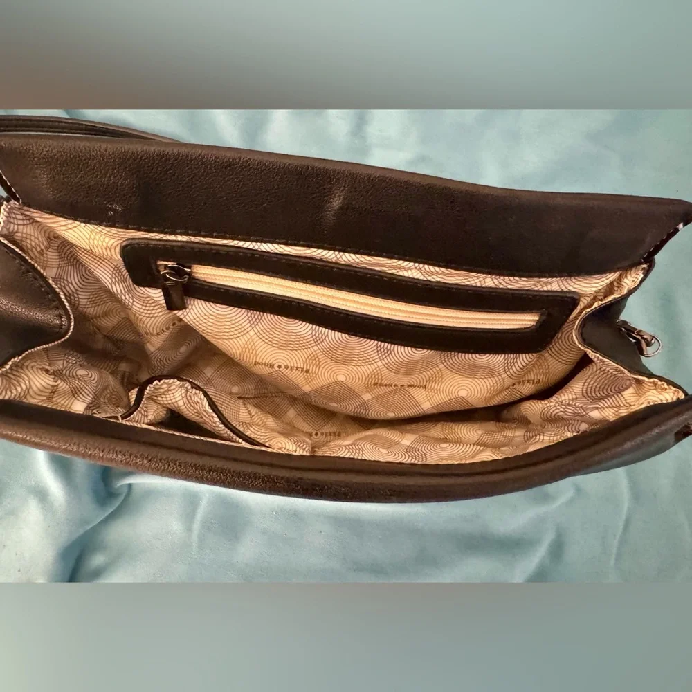 Pixie Mood Vegan Black Leather Purse Crossbody. Cork